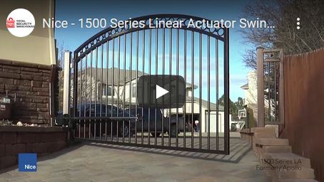 1500 Series Linear Actuator Swing Gate Operator - Total Security Warehouse